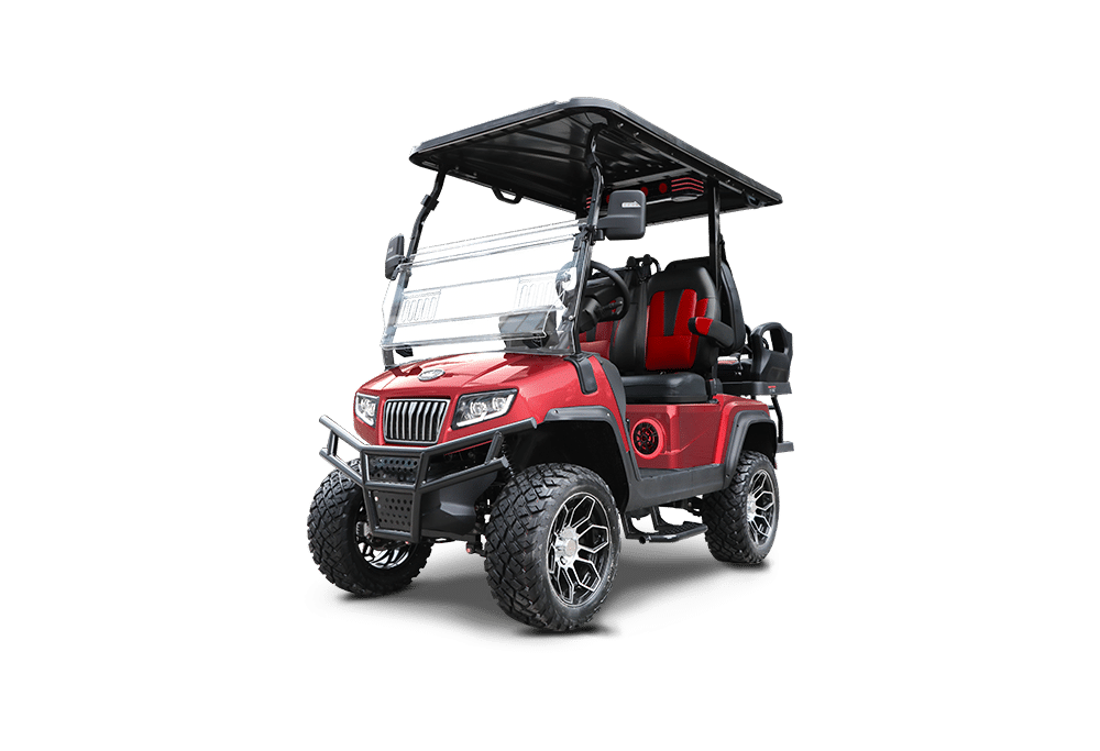 2025 Evolution Maverick 2+2 Plus - Flamenco Red