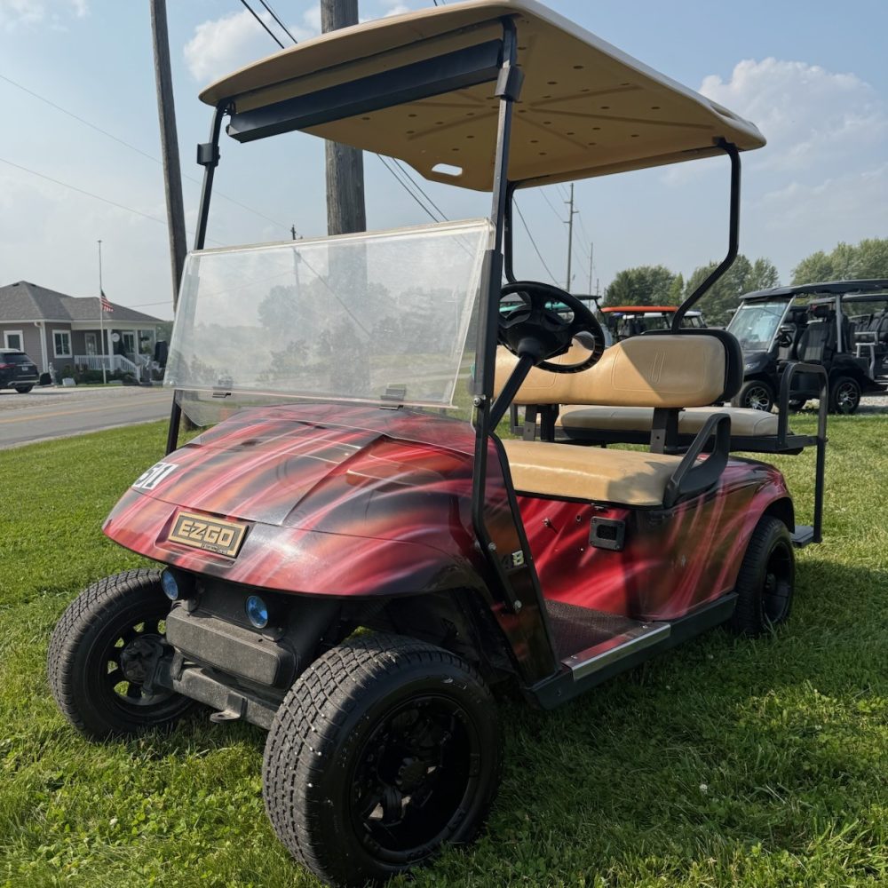 2008 Ezgo Ezgo TXT - Red and Black