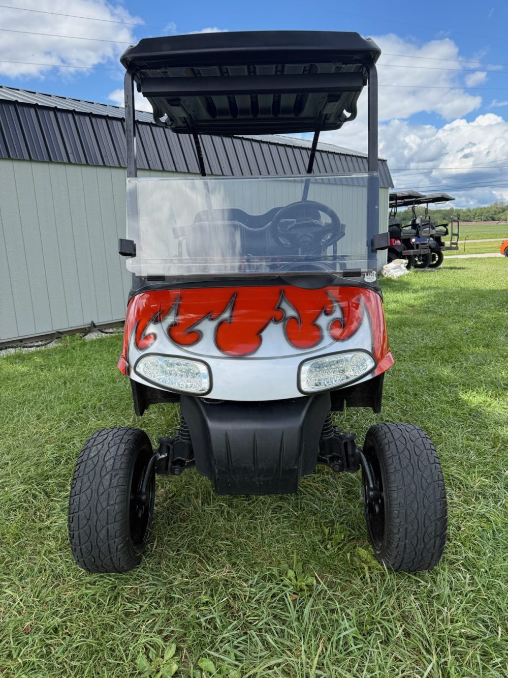 2009 EZGO EZGO Lifted - Orange/Silver - Image 7