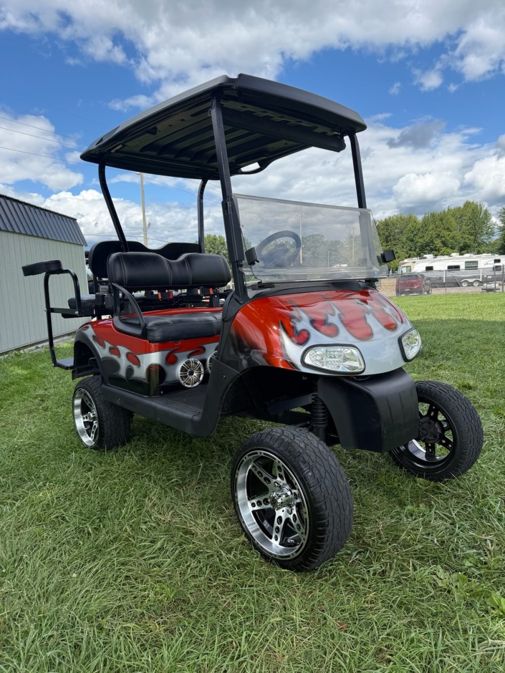 2009 EZGO EZGO Lifted - Orange/Silver