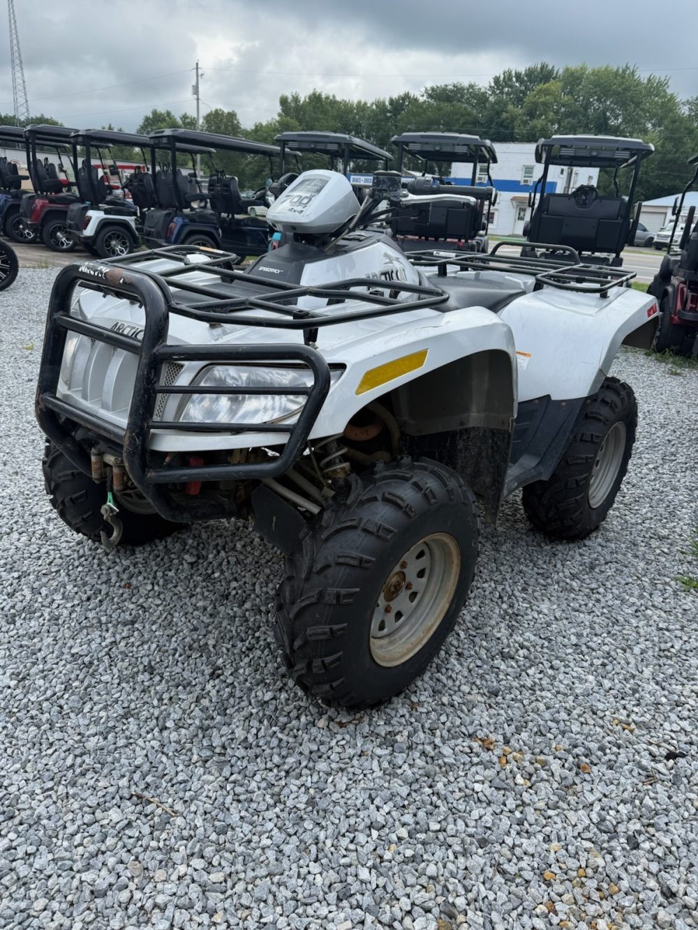 2007 Artic Cat 700 EFI 4x4 - Silver - Image 3