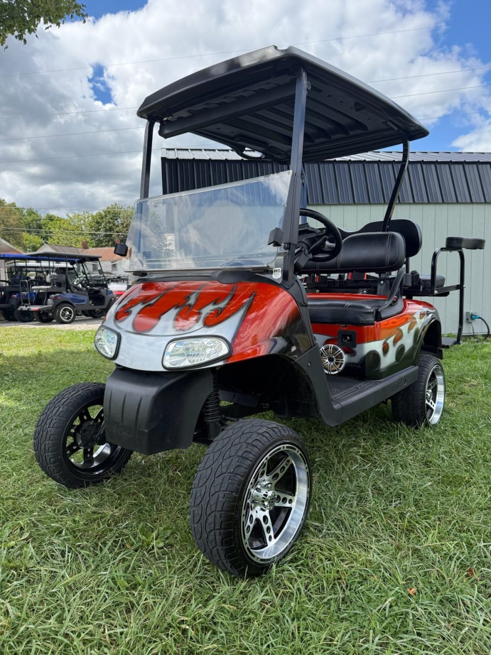 2009 EZGO EZGO Lifted - Orange/Silver - Image 6