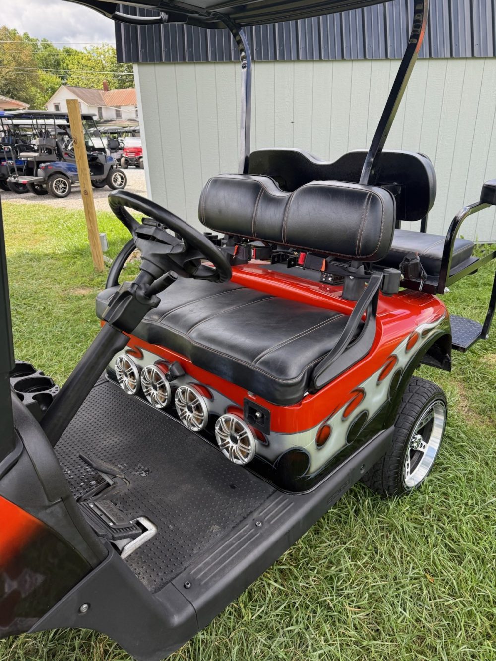2009 EZGO EZGO Lifted - Orange/Silver - Image 5
