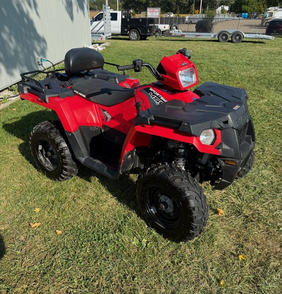 2017 Polaris Sportsman 450 AWD - Red