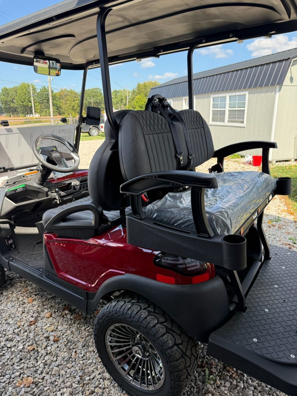 2026 Atlas 4 Passenger Lifted - LSV Package - Red - Image 2