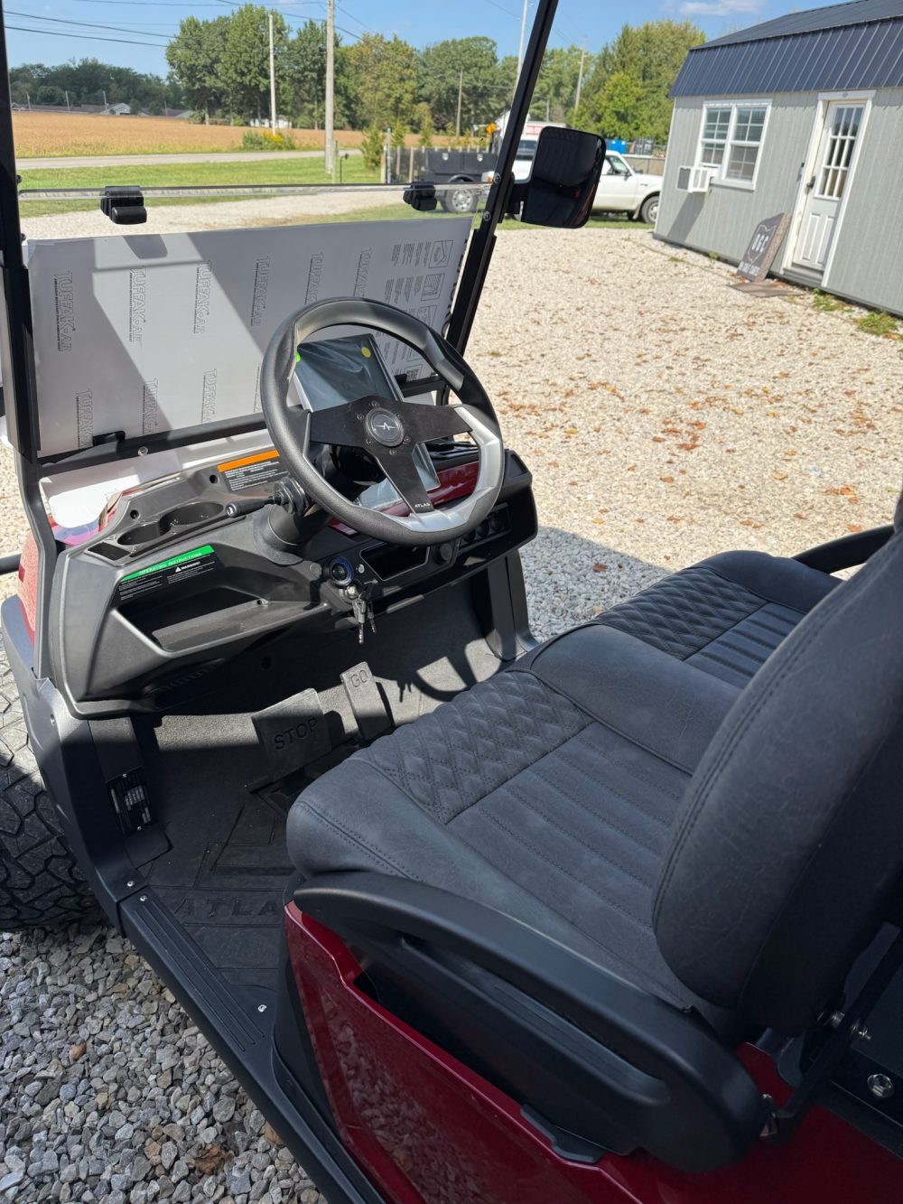 2026 Atlas 4 Passenger Lifted - LSV Package - Red - Image 3